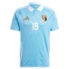 Maglia Belgio Mangala 18 Trasferta Divisa Euro 2024